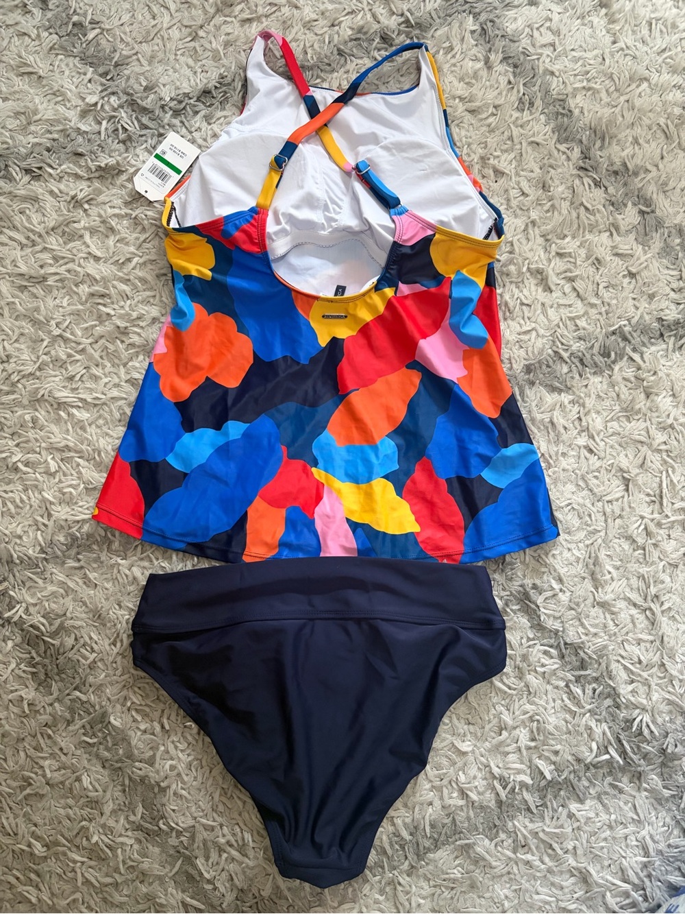 Nautica Multi-Color Tankini Swimsuit brand new - Picture 5 of 10